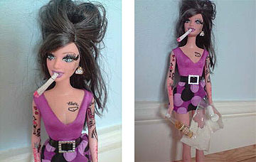 Amy Winehouse doll