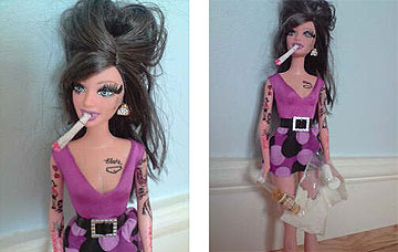 Amy Winehouse doll Amy Winehouse doll